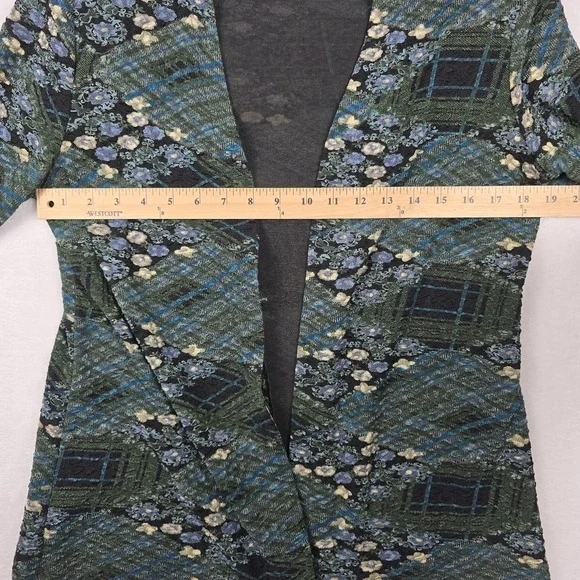 Ronnie Nicole Sport Vintage Women's Size Large Floral Open Front Long Sleeve Top - Picture 3 of 5